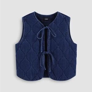 Cider Denim Quilted Vest